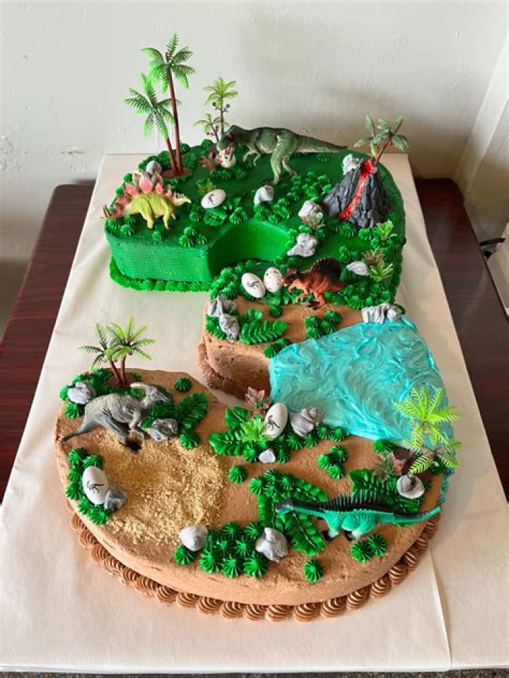 Dinosaur Cake - Dinosaur Birthday Cake