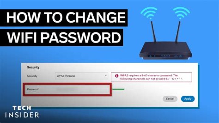 How to change your wifi password