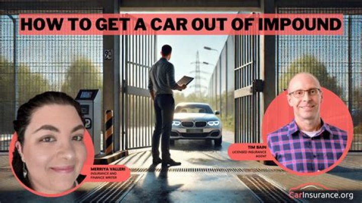 How to get your car out of impound for free